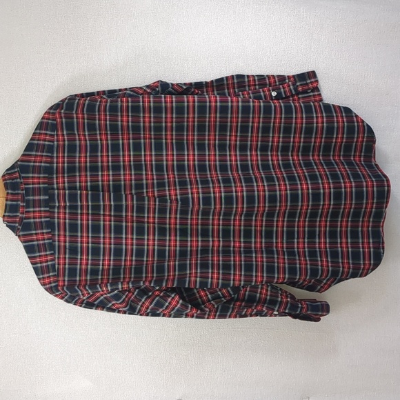 Lauren Ralph Lauren Men's Long Sleeve Button Down Plaid Shirt Crown Logo Medium - Picture 5 of 9